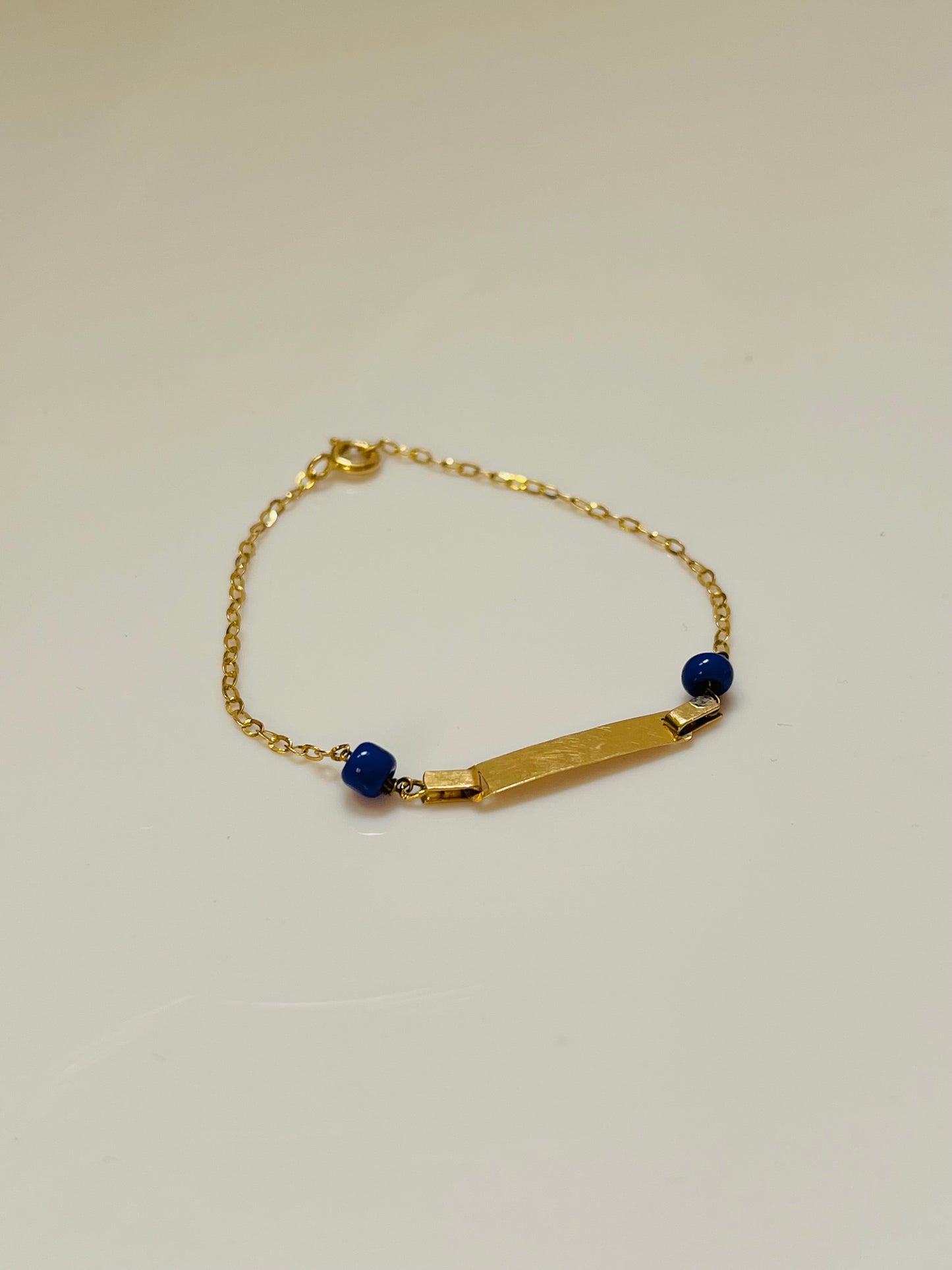 Initial 18k gold Bracelet