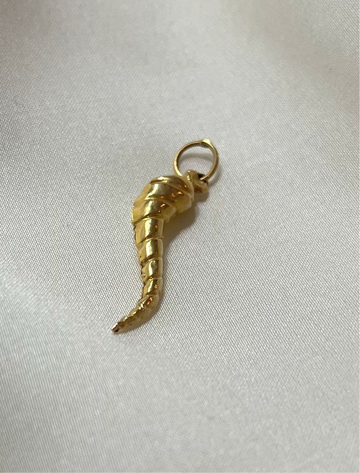 traditional 24k gold baby cornicello