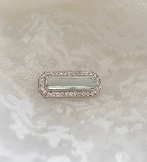 White gold Baby Brooch